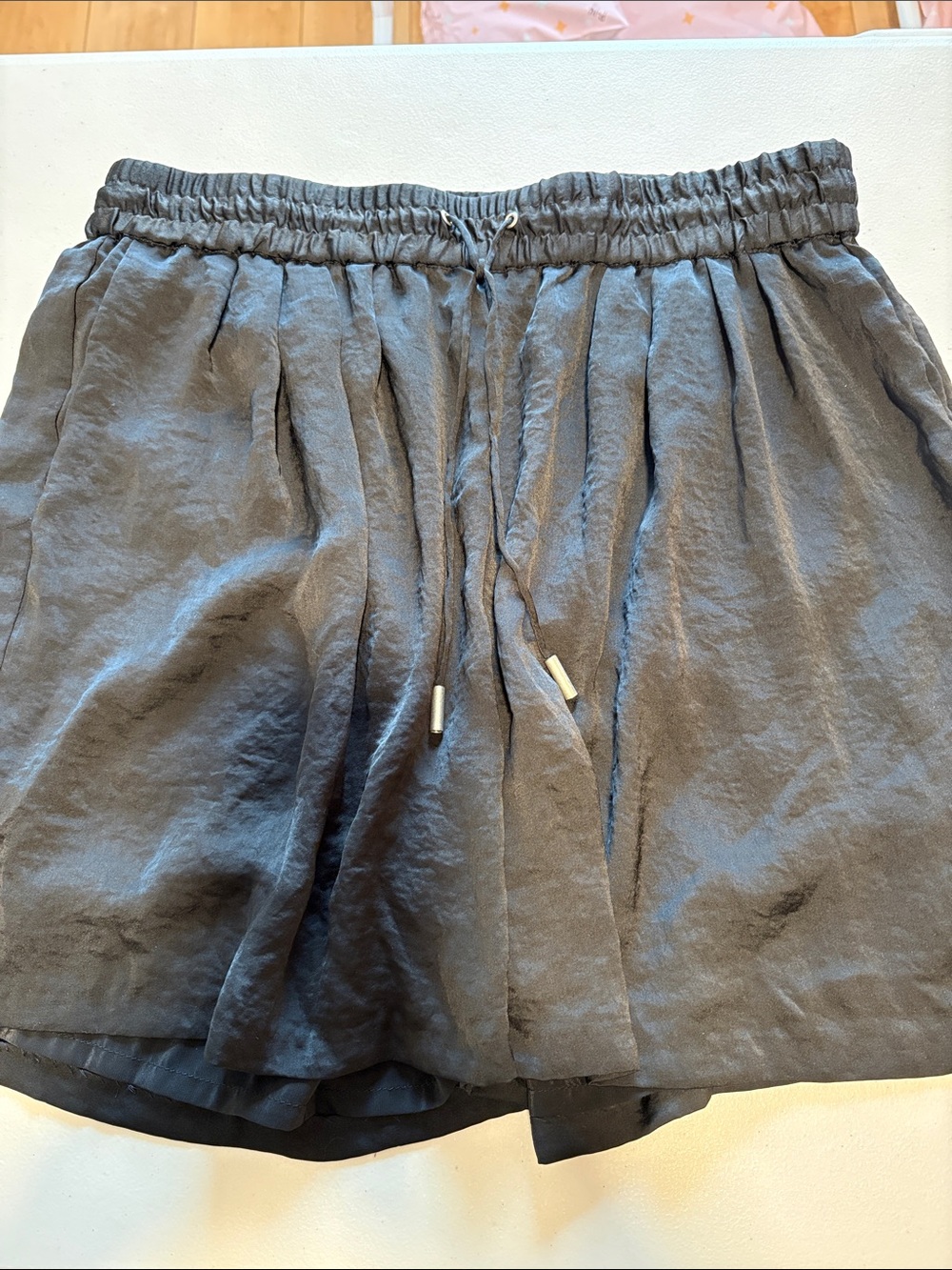 InWear Relaxed Elastic-Waist Women's Shorts in Black